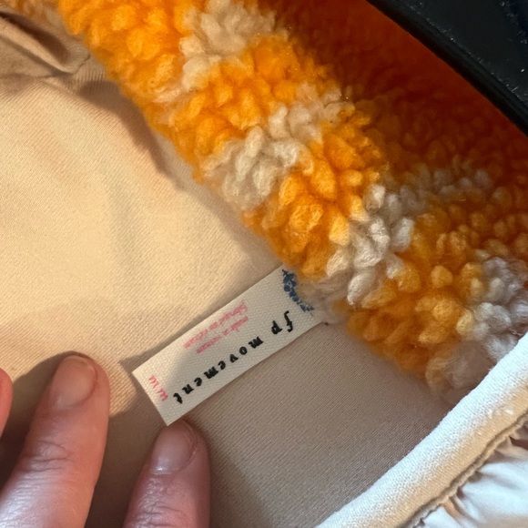 FP Movement by Free People Ombre Sherpa Jacket in Orange, Yellow & Cream - Picture 4 of 4